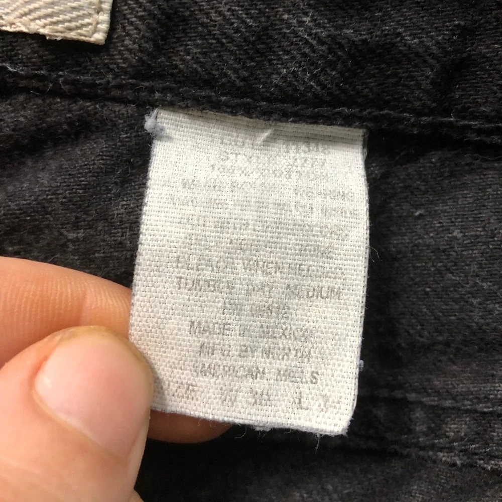 Vintage Route 66 Black Jeans